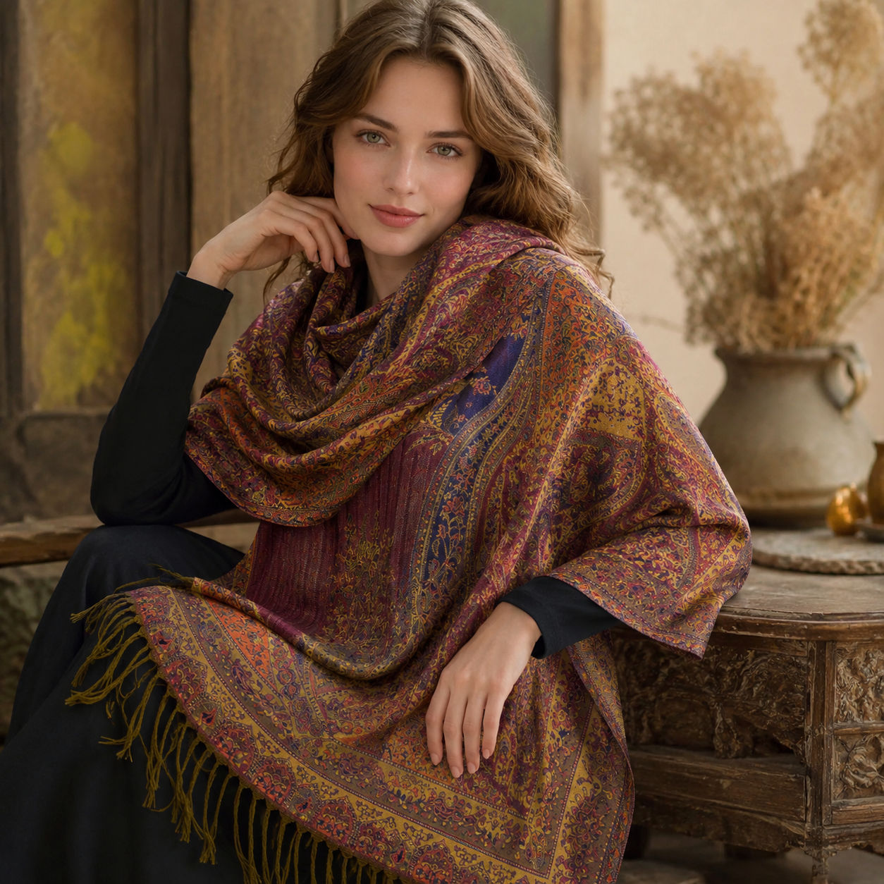 Genuine Kashmiri Wool Stoles